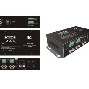 T-220AP 2 x 20W Mini Stereo Class-D Amplifier (Balanced inputs + Bridge mode)